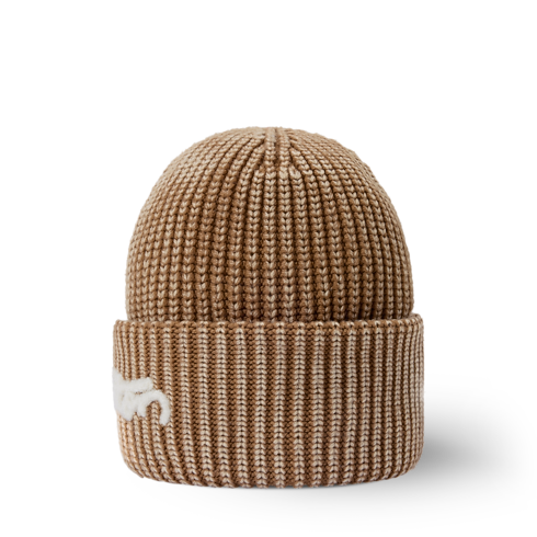 Washed Signature Beanie S00 in Men's Accessories Hats, Beanies and Gloves collections by Louis Vuitton (Product zoom)