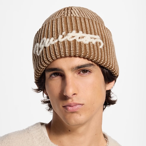 Washed Signature Beanie S00 in Men's Accessories Hats, Beanies and Gloves collections by Louis Vuitton (Product zoom)