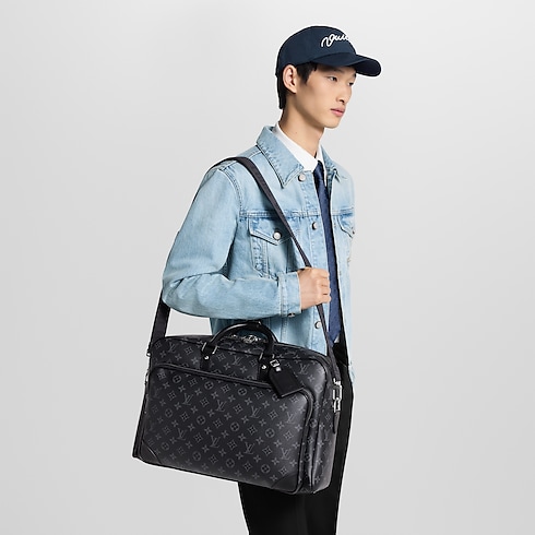 Weekender Bag Monogram Eclipse in Men's Travel Travel Bags collections by Louis Vuitton (Product zoom)