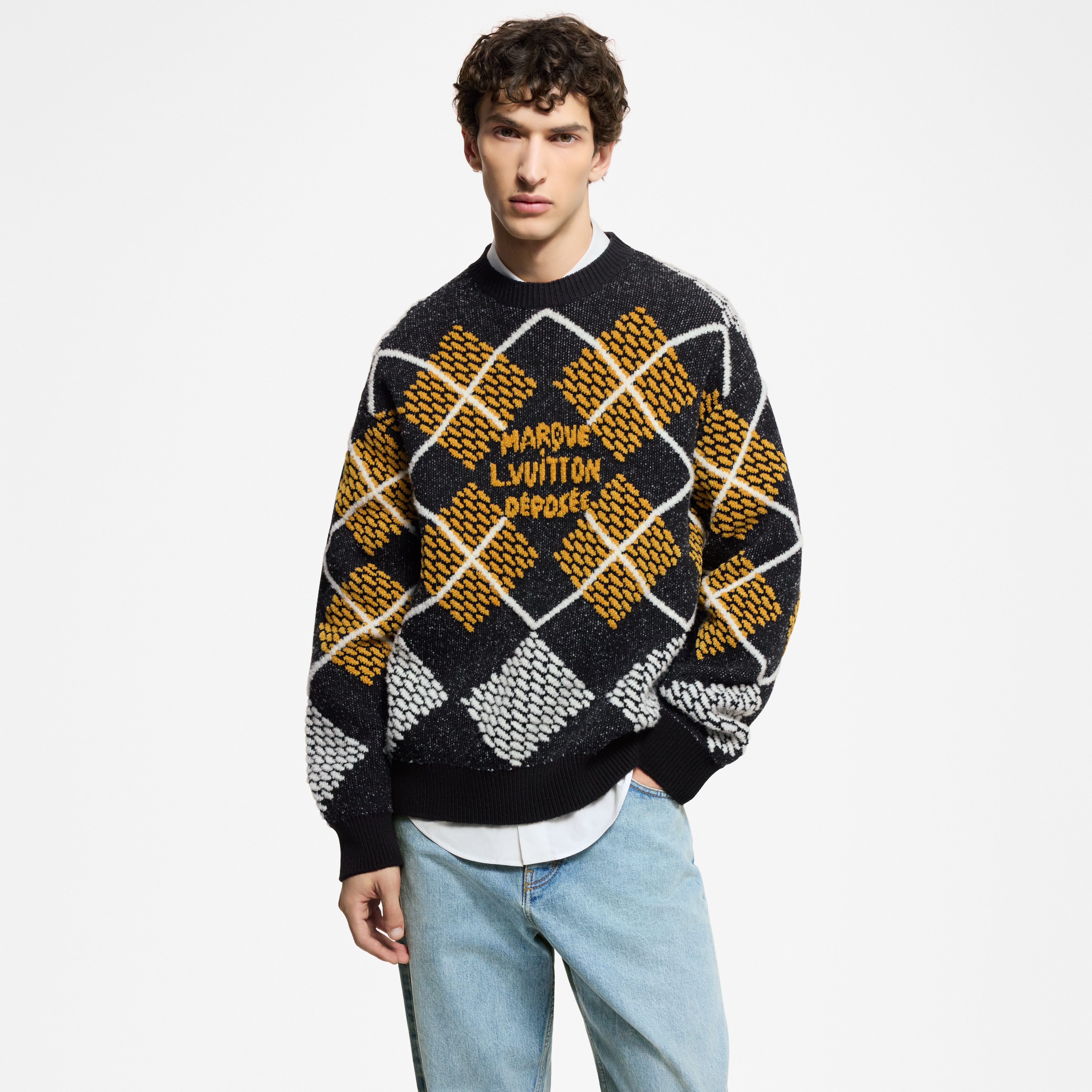 Wool Blend Pullover  in Men