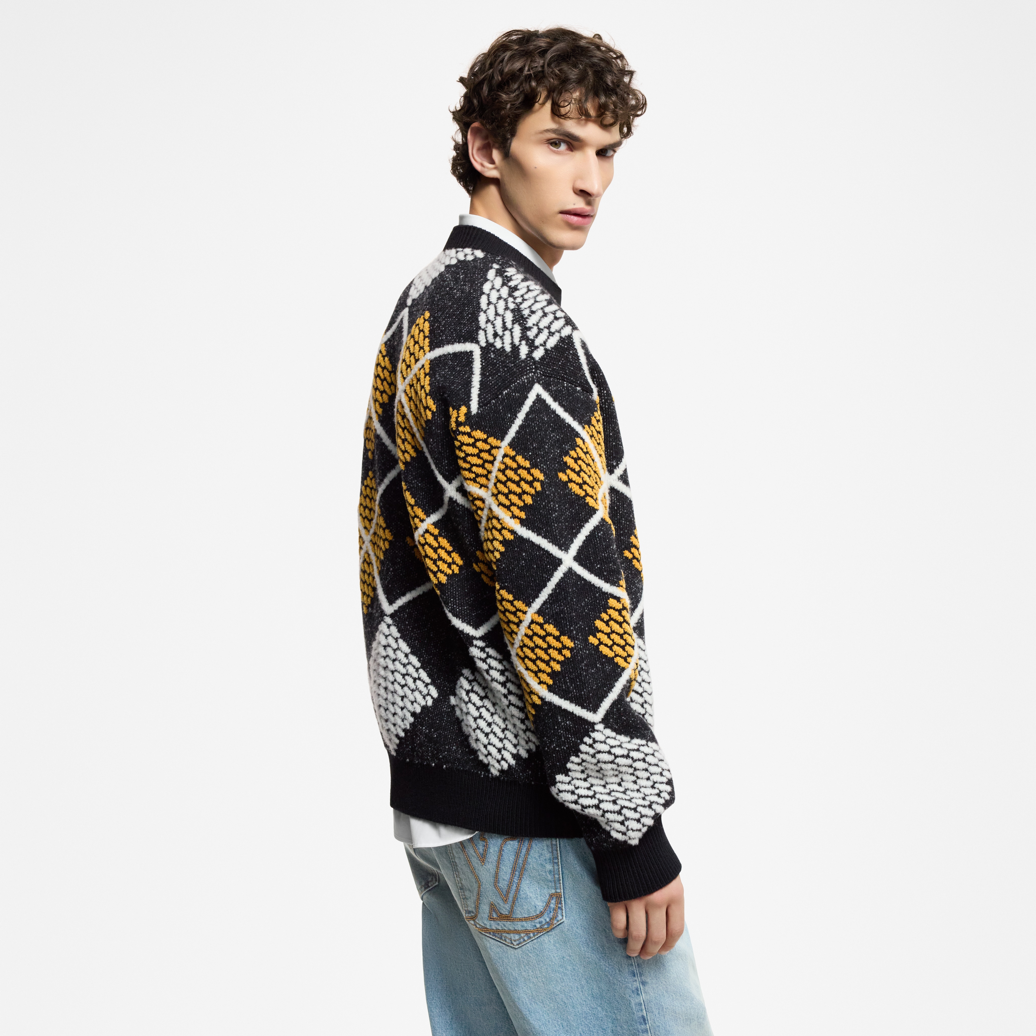 Wool Blend Pullover  in Men