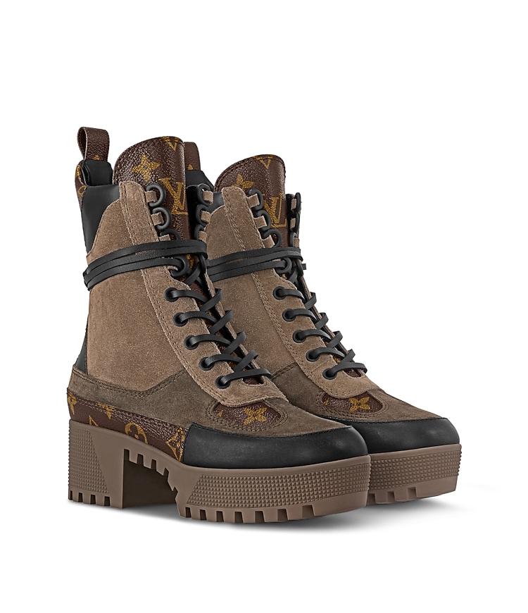 Women's Shoes Laureate Platform Desert Boot Louis Vuitton Women's Shoes  Desert Boot Laureate Louis Vuitton Authentic