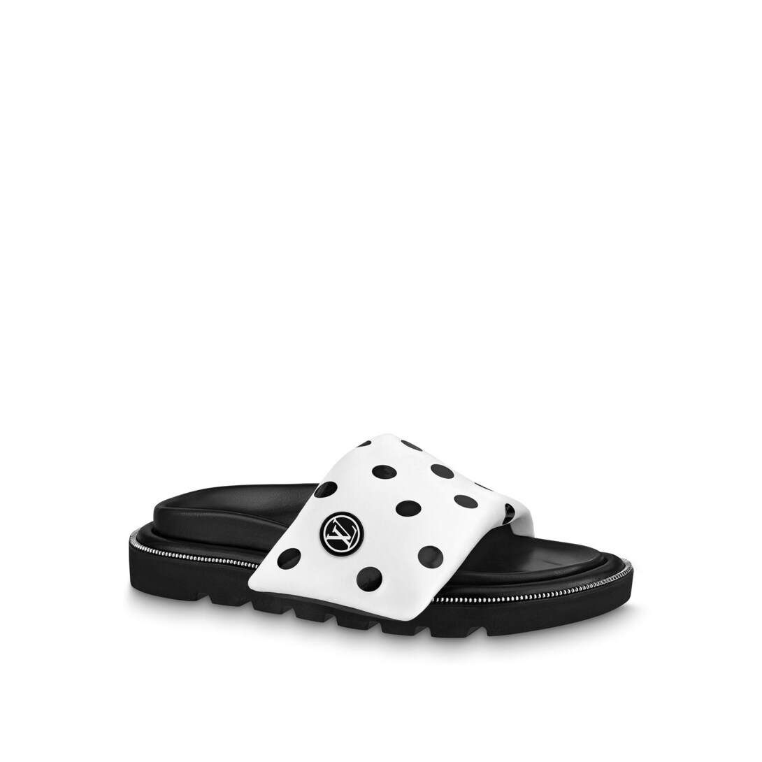 Pool Pillow Flat Comfort Mules - Luxury 