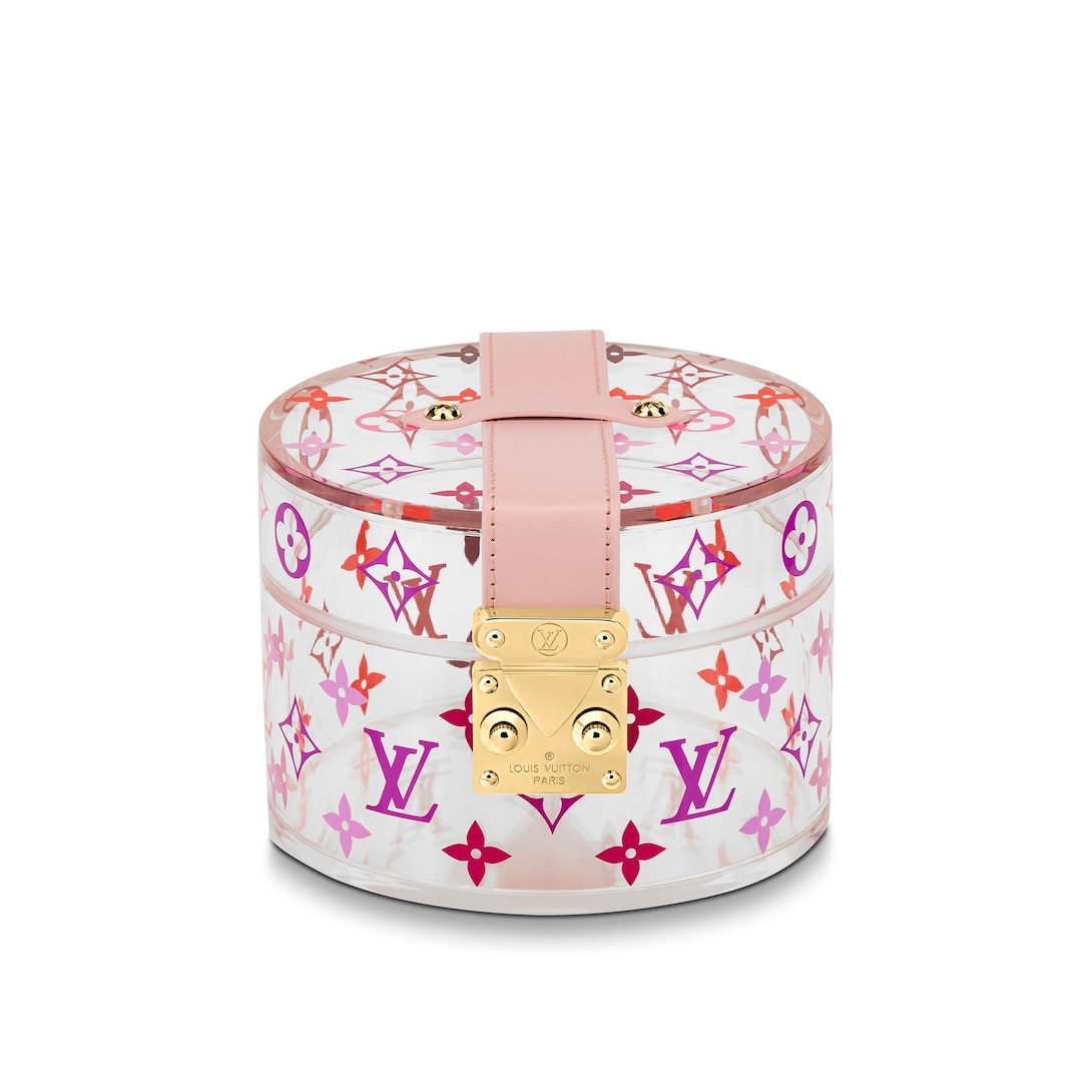 Lv clear box bag hot sale