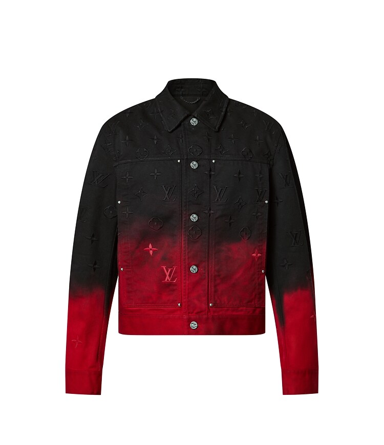 Embroidered Denim Blouson