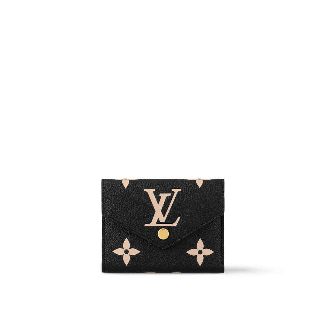 lv wallet black and white